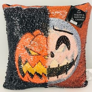Nightmare Before Christmas Jack Skellington Sequin Pillow Halloween Disney